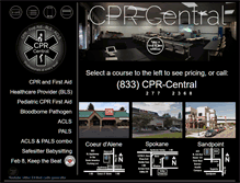 Tablet Screenshot of cpr4work.com